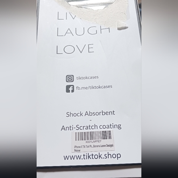 Tik Tok Banana Leaf Iphone X Case - Picture 4 of 5